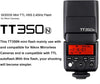 Godox Mini Thinklite TT350 TTL Flash for Nikon Cameras (Black)