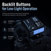 Godox X2T-C TTL Wireless Flash Trigger for Canon, Bluetooth Connection, 1/8000s HSS, TCM Function, 5 Separate Group Buttons, Relocated Control-Wheel, Hotshoe Locking, AF Assist Light