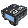 GODOX X2T-F 2.4G Wireless Flash Trigger Transmitter for Fuji with TTL II HSS 1/8000s Group Function LED Control Panel Firmware Update, Black (1876002005)