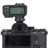 GODOX X2T-F 2.4G Wireless Flash Trigger Transmitter for Fuji with TTL II HSS 1/8000s Group Function LED Control Panel Firmware Update, Black (1876002005)