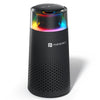 Portronics AeroDrive, Type-C Powered Car Air Purifier with H13 HEPA Filter, 3-Stage Filtration(Pre-filter, HEPA13 & Activated Carbon Filter) 360° Air Intake,Removes PM 2.5 & PM 10,RGB Ambient Lighting
