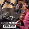 Rode Caster Duo Compact All-In-One Audio Production Solution For USB Dj Mixer Podcasting, Streaming, Music Production And Content Creation, Black