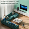 Portronics CineArc 200W Bluetooth Soundbar with Wired Subwoofer for Deep Bass, 5.1 Channel Home Theatre, HD Sound,Multiple EQ Modes, BT 5.4V,HDMI, Optical, AUX, Sleek Remote Control(Black)