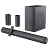 Portronics CineArc 200W Bluetooth Soundbar with Wired Subwoofer for Deep Bass, 5.1 Channel Home Theatre, HD Sound,Multiple EQ Modes, BT 5.4V,HDMI, Optical, AUX, Sleek Remote Control(Black)
