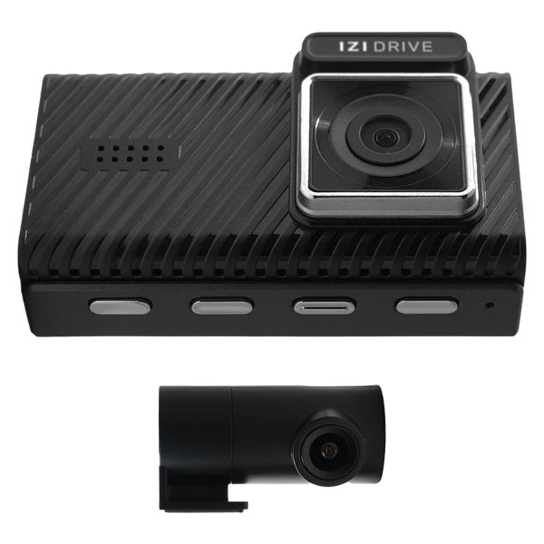IZI DRIVE Plus+ 4K Dual Channel Dash Camera with GPS 3inch HD
