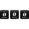 Rode Wireless Me Dual Set Ultra-Compact Wireless Microphone System with Built-in Microphones, Gainassist Technology and 100M Range for Filmmaking, Interviews and Content Creation(Black)