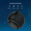FINGERS GlobeSound Portable Wireless Speaker with 10W and 10 Hours Playtime, Immersive Sound, Mesmerizing RGB Lights, Multi-Connectivity Modes with Type C Charging (Rich Black)