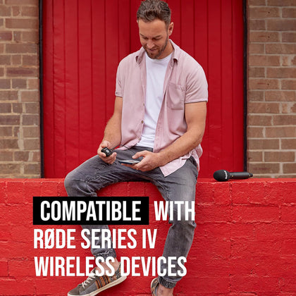 Rode Interview PRO Wireless Handheld Condenser Microphone with a Broadcast-Grade Capsule and 32-bit Float On-Board Recording for Content Creation, Media and Interviews