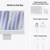 Apple iMac 24 Inch 4.5K Retina Display MWUV3HN/A (16GB, 512GB, M4 Chip, macOS Sequoia, Silver)