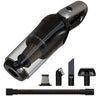 Portronics Mopcop 3, Rechargeable Handheld Vacuum Cleaner for Home & Car, Washable HEPA Filter, Multi-Function Nozzles, Floor Brush Nozzle, Cordless, Dry Vacuum, for Home Appliances (Black)