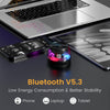 Portronics Nadya 6W Magnetic Bluetooth Speaker with MagSafe Mobile Stand, HD Sound, Upto 4 Hours Playtime, 40mm Driver, RGB LED Lights, Bluetooth 5.3V, Transparent Speaker, Type C Charging(Black)