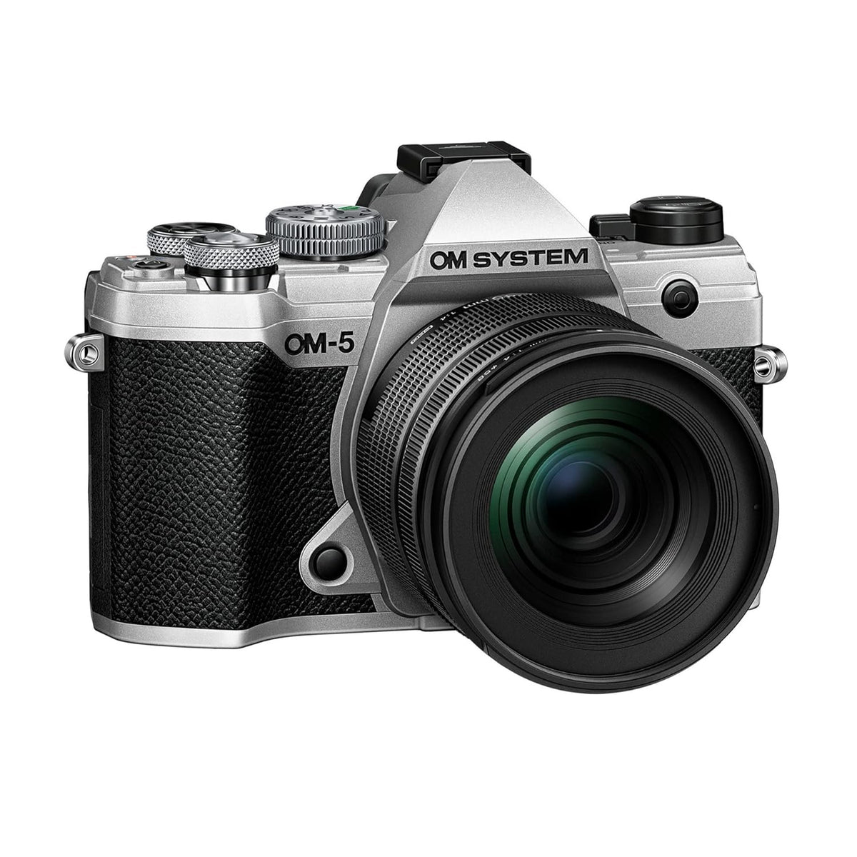 OM SYSTEM OM-5 Mirrorless Camera with 12-45mm f/4 PRO Lens (Silver ...