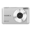 Yashica DigiPix 100 Digital Camera, FHD 1080P Camera for Photography, Digital Point and Shoot Camera with 16X Zoom, Supports Micro SD Cards, Mini Digital Camera for Teen Girls and Boys – Silver
