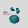 FINGERS SizeZero Pods2 World's Tiniest TWS Earbuds with 15-Hour Total Playtime, Quick Charge of 10 mins for 2-Hour Playtime, Built-in Mic with SNC™ Technology for Clear Calls (Teal)