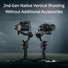 DJI RS 4 Combo, 3-Axis Gimbal Stabilizer for DSLR and Mirrorless Cameras Canon/Sony/Panasonic/Nikon/Fujifilm, Native Vertical Shooting, 2-Mode Switch Joystick, Teflon Axis Arms, with Focus Pro Motor