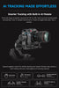 FeiyuTech SCORP 3 Gimbal Stabilizer for Camera, Built-in AI Tracking Sensor & Detachable Remote Control, 3.5KG Payload Camera Stabilizer with Touch Screen, Vertical Shooting