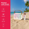 FINGERS KaraokeStar-K4 Portable Speaker with Wireless Mic (12 W Peak Output, RGB Lights on Both Speaker & Mic, 9-Hour Playtime, Bluetooth | FM Radio | MicroSD | AUX, Multi-Point Pairing), Rich White