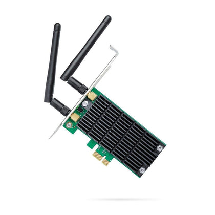 TP-Link AC1200 Wireless WiFi PCIe Card | 2.4G/5G Dual Band Wi-Fi PCI Express Adapter | Low Profile, Long Range Beamforming Heat Sink Technology | Supports Windows 10/8.1/8/7/XP (Archer T4E)