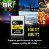 Lexar Professional 80GB CFexpress Type A Gold Series Memory Card Upto 900MB/s For Camera