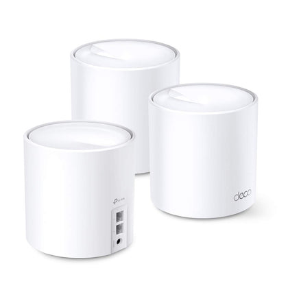 TP-Link Deco X20 Dual Band Next-Gen Wi-Fi 6 Mesh, AX1800 Whole Home WiFi System,Covers up to 5800 Sq. Ft,Replaces Routers and WiFi Extenders,Parental Control, Compatible with Alexa (3-Pack)(1800 mbps)