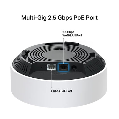 TP-Link Deco X50-PoE AX3000 Whole Home Mesh WiFi 6 System with PoE | 3000 Mbps Wireless Gigabit Smart Dual Band Router | Multi-Gig 2.5 Gbps Wired Network | Pack of 2 | Alexa and Google Compatible