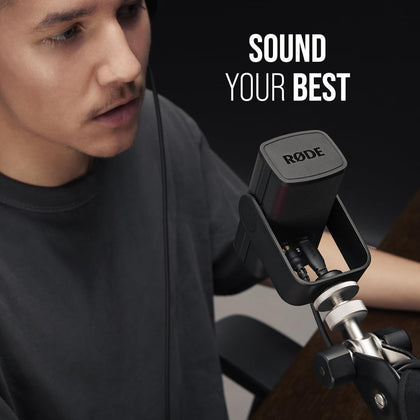 Rode X XCM-50 USB Condenser Microphone,Cardioid Polar Pattern, Headphone Output, Internal DSP, and 360-degree Swing Mount