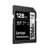Lexar Professional 128GB 1066x SDXC UHS-1 SD Card For Camera V30 LSD10660128G-BNNNG
