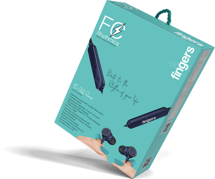 Fingers FC-Rhythmica Bluetooth Wireless Earphone 10 Hours Battery