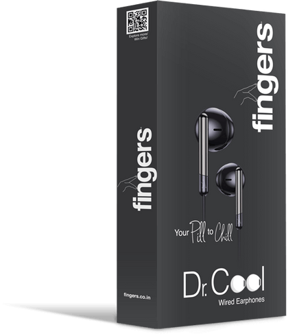 Fingers Dr. Cool Wired Earphone With Mic