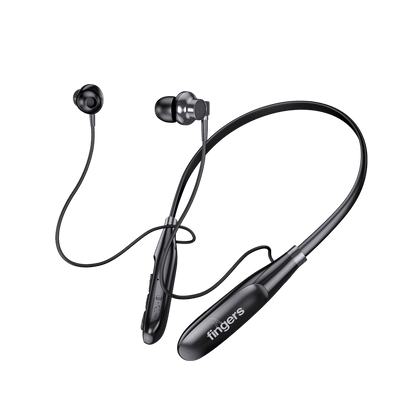 Fingers HR+ Bluetooth Neckband Super Sound Experience 30 Hour Playback