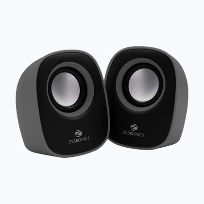 Zebronics Peeble 2.0 USB & 3.5MM Jack Multimedia Speaker for Computer and Mobile use