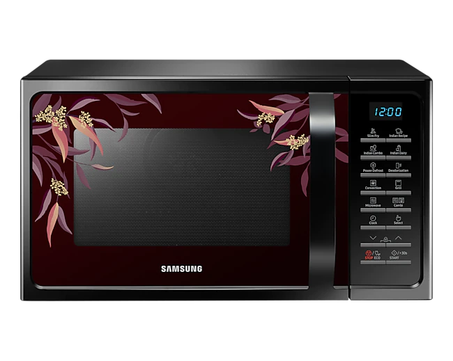 Samsung 28L SlimFry, Convection 1400W Microwave Oven, MC28H5025VR - 1year Warranty