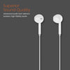 Portronics Conch 40 In Ear Wired Earphone With 8 Pin Audio Jack Built In Microphone POR 1421, 1.2m Cord Length
