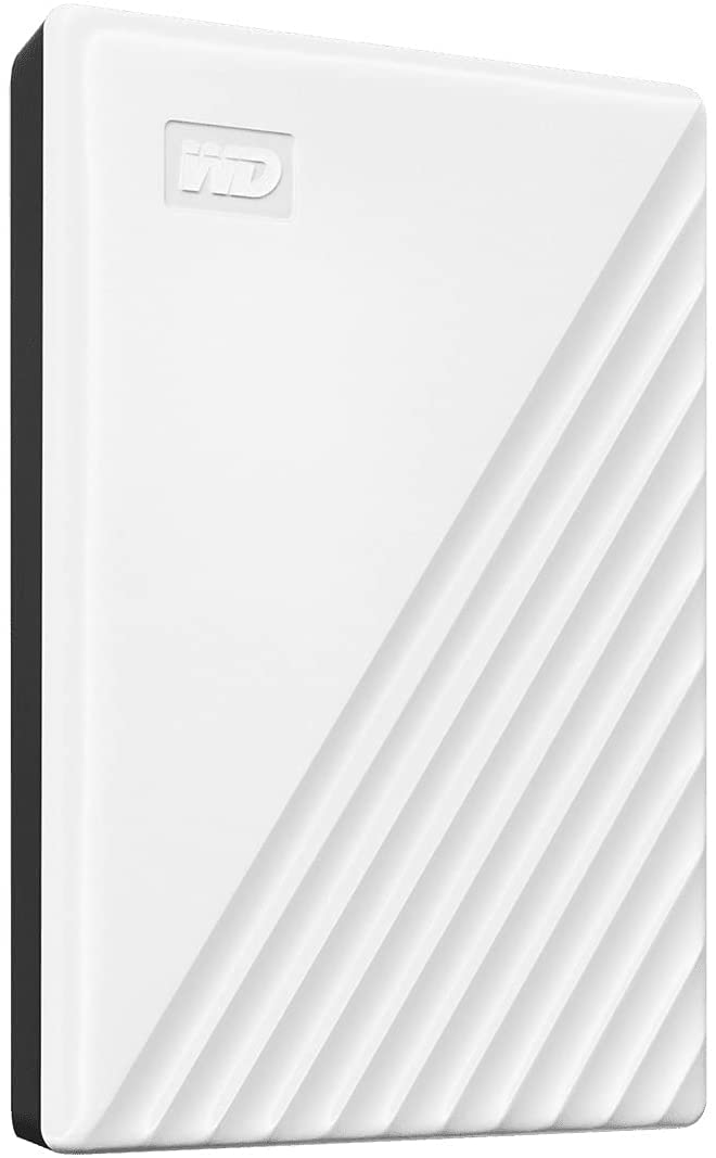 WD My Passport 4TB Portable Hard Disk With USB3.0,Automatic Backup Compatible with Windows & Mac-White