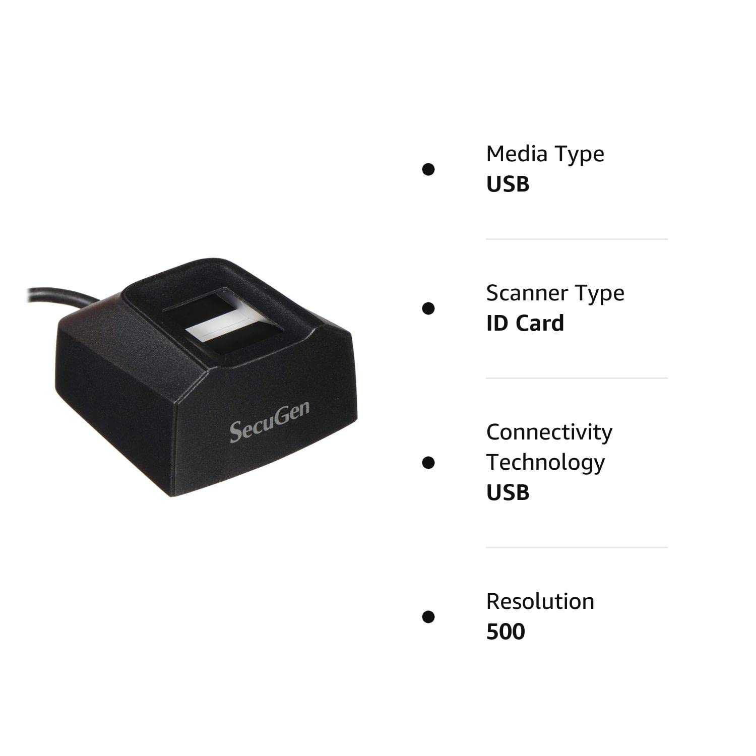 SecuGen Hamster Pro 20 Biometric Finger Print Scanner For Time & Atten ...