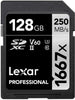 Lexar Professional 1667x 128GB SDXC U3 SD Card For Camera,Computer LSD128GCB1667 UHS-II V30