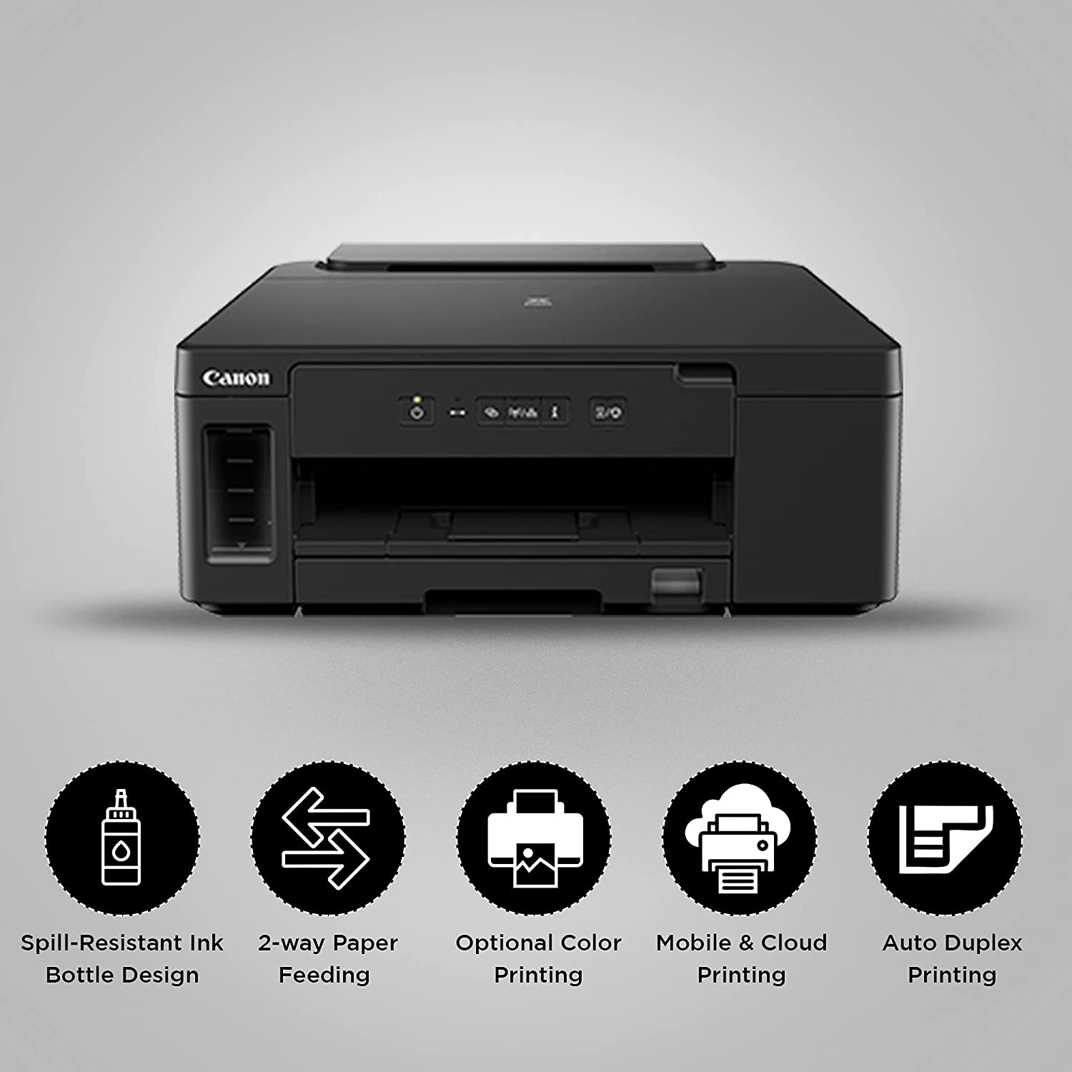 Canon GM2070 Pixma Monochrome Ink Tank Printer WiFi, Single Function Auto Duplex Printing