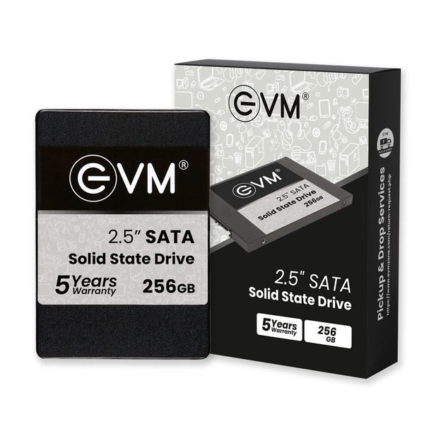 EVM 256GB SSD SATA 2.5 Inches For Desktop,Laptop, PC's –