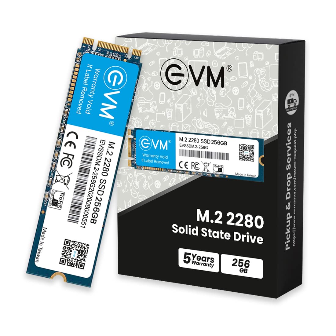 EVM 256GB M.2 Internal SSD,Ultra Low Power Consumption, Performance Fast