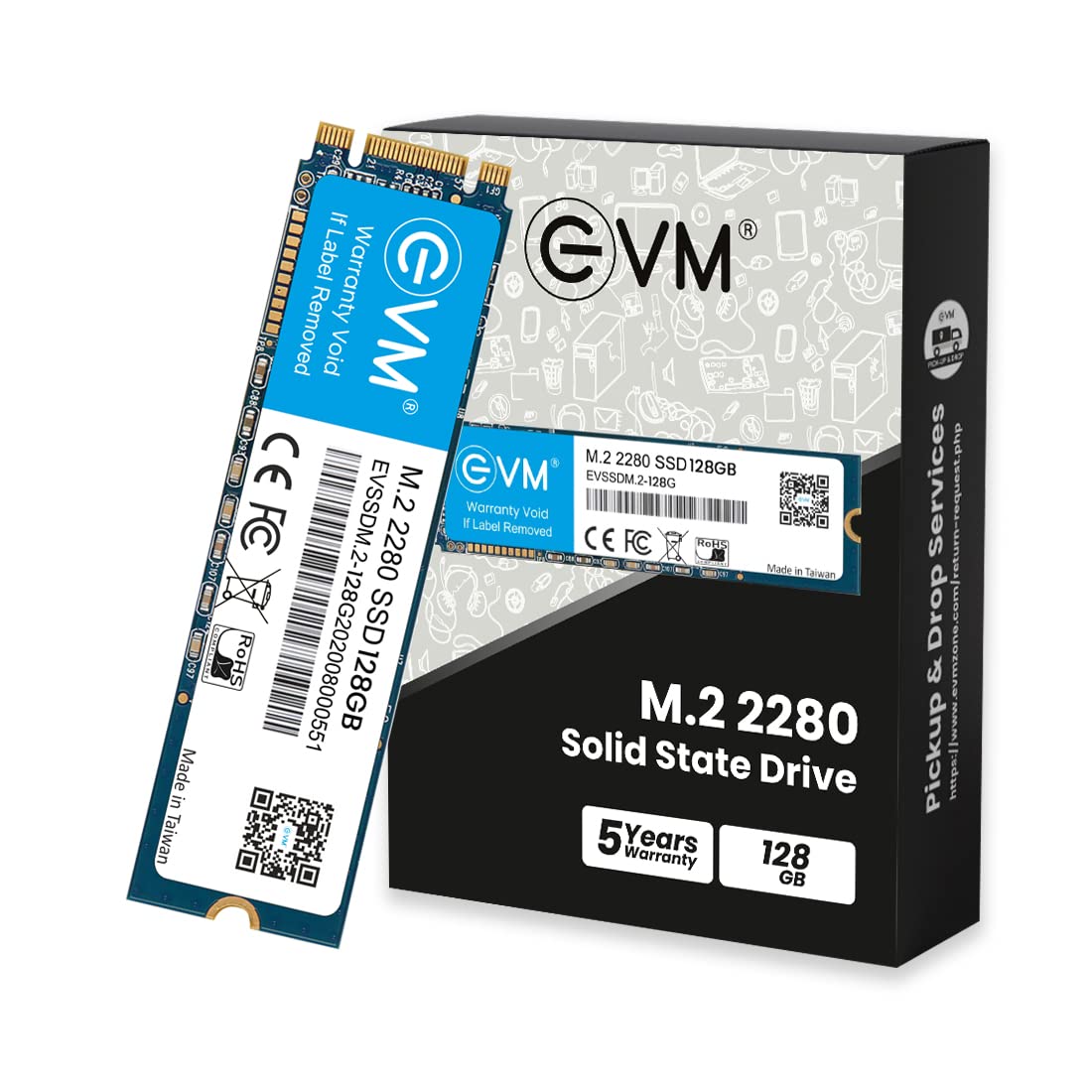EVM 128GB Internal SSD,Ultra Low Power Consumption