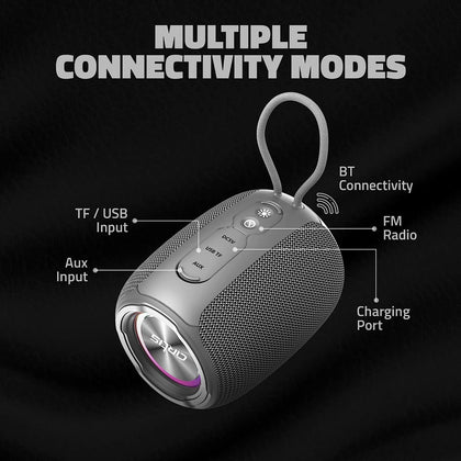 Artis SoundPro 20 Wireless Bluetooth Speaker IPX6 Waterproof FM Radio,USB,TF Card,5W