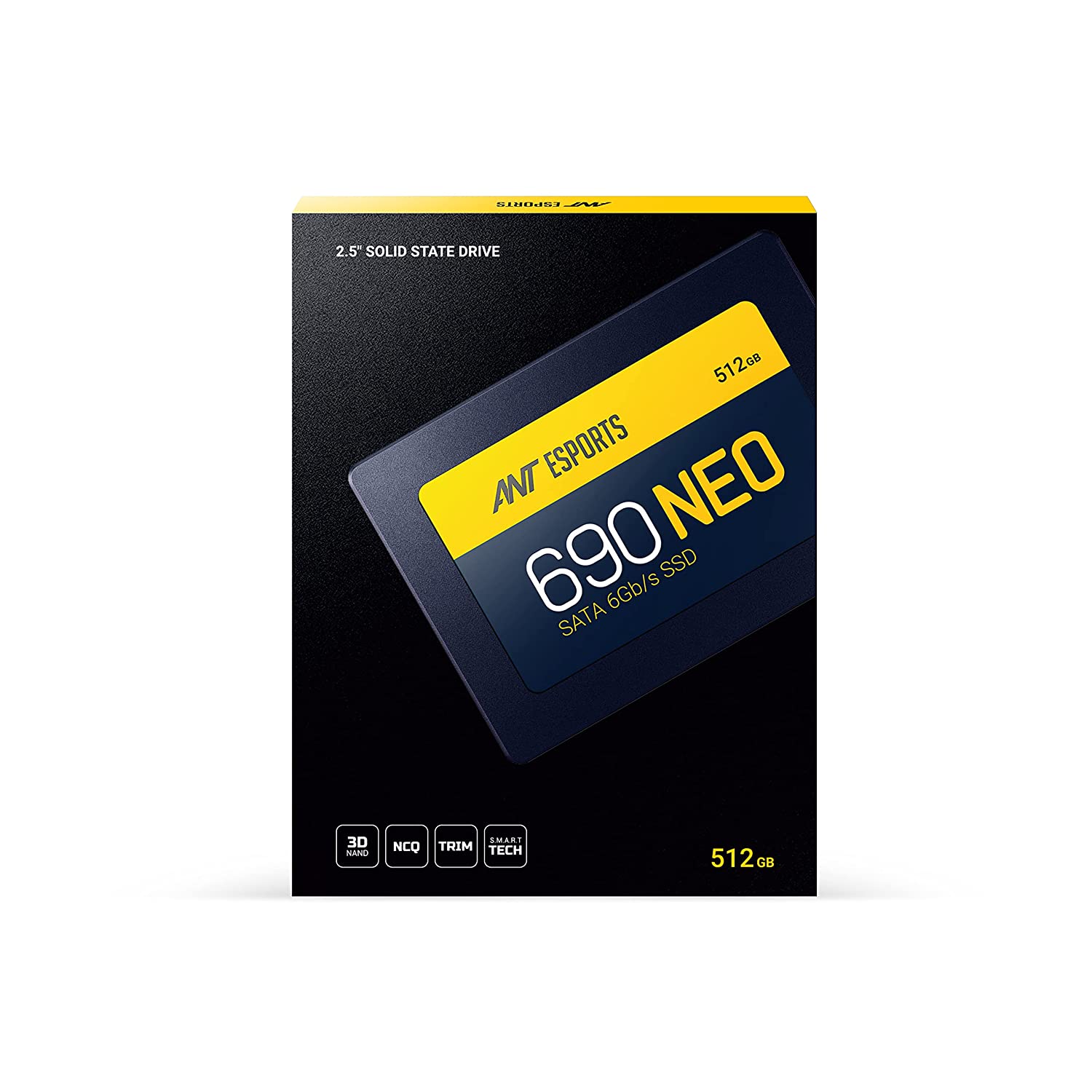 ANT Esports Neo 690 Sata SSD 512GB SSD,Ultra Low Power Consumption