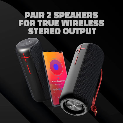 Artis SoundPro 50 Wireless Bluetooth Speaker FM Radio,USB Input,TF Card, 10W