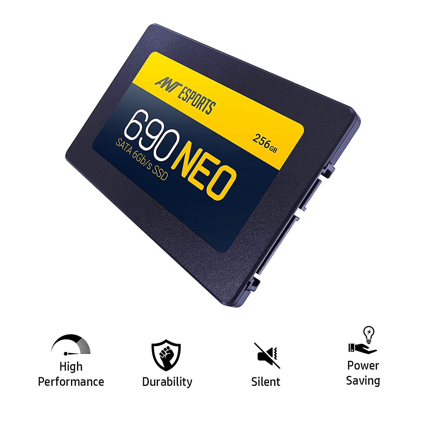 ANT Esports Neo 690 Sata SSD 256GB SSD,Ultra Low Power Consumption