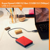 WD My Passport 4TB Portable Hard Disk With USB3.0,Automatic Backup Compatible with Windows & Mac-Red