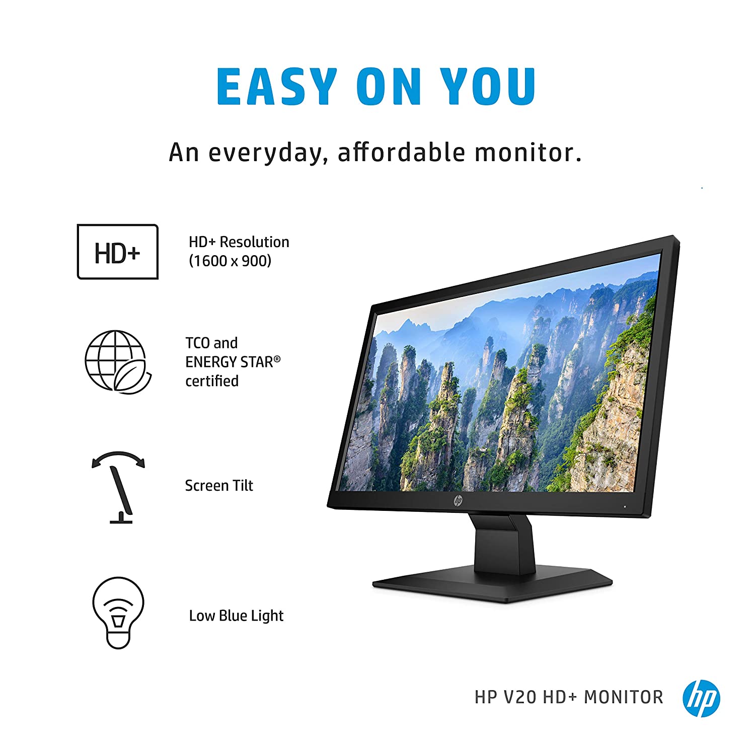 HP モニター HDMI VGAポート付き