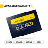 ANT Esports Neo 690 Sata SSD 512GB SSD,Ultra Low Power Consumption