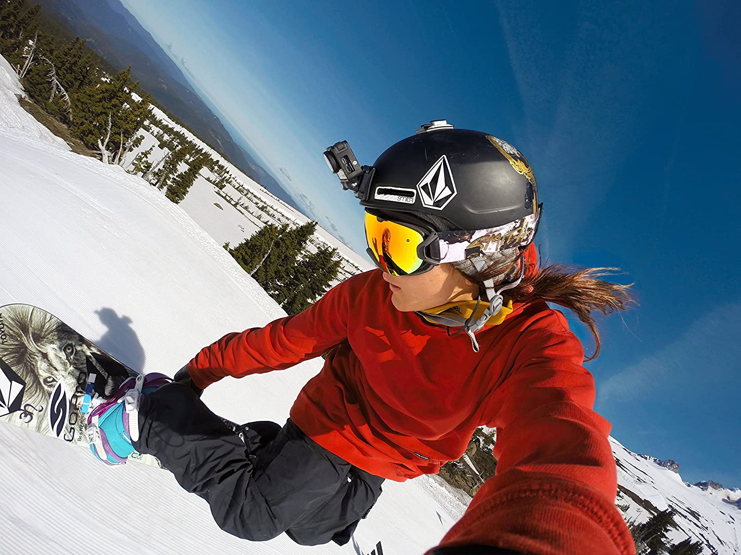 go pro snowboard helmet GoPro Front + Side Mount (GoPro OFFICIAL MOUNT) perfect for GoPro How To Use Your GoPro