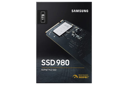 Samsung 980 1TB Upto 3500MB/s NVMe M.2 PCIe Internal Solid State Drive SSD MZ-V8V1T0BW