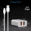 Portronics Car Power 3T 3.4A Car Charger With 3 USB Ports